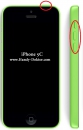 iPhone 5C Einschalt, Laut / Leiser Elektronik Reparatur Service